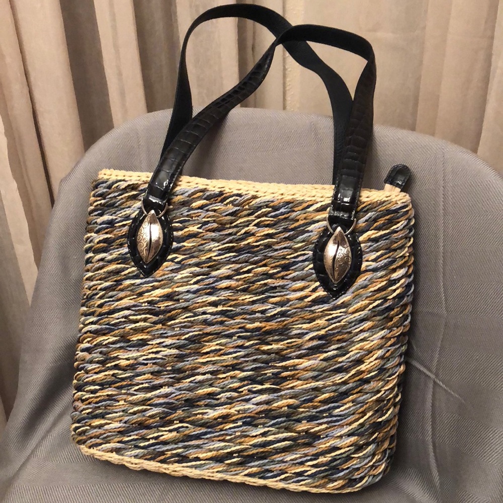 Brighton woven handbag